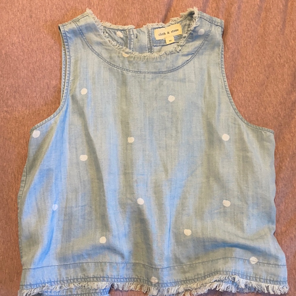 Cloth & stone cropped blouse